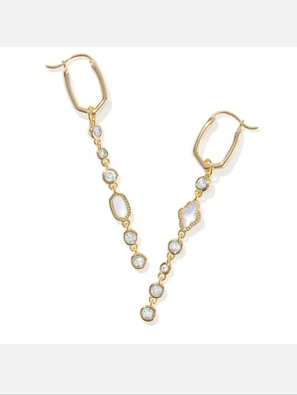 Kendra Scott Mini Elisa Abbie Huggie Hoop Linear Earrings